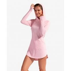 BLOQUV Women's Hoodie Dress -Women’s Clothing, Shoes & Accessories Official Shop P019956010 TICKLE ME PINK 1500.11112020083111