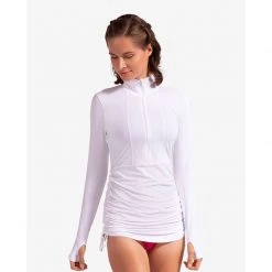 BLOQUV Women's Cover-Up Shirt -Women’s Clothing, Shoes & Accessories Official Shop P019956028 WHITE 1500.11112020083136