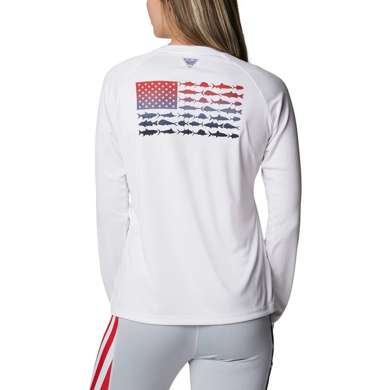 COLUMBIA Women's Tidal Tee™ PFG Fish Flag Shirt 1 COLUMBIA Women's Tidal Tee™ PFG Fish Flag Shirt