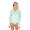 HIHO Women's Zip Front Shirt