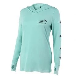 PELAGIC Women's Gyotaku Ultratek Hooded Shirt 3 PELAGIC Women's Gyotaku Ultratek Hooded Shirt -Women’s Clothing, Shoes & Accessories Official Shop P020201422 TURQUOISE 1500.15062021100202