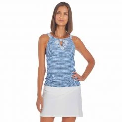 CABANA LIFE Women's Tankini Top -Women’s Clothing, Shoes & Accessories Official Shop P020224176 PAISLEY BLUE