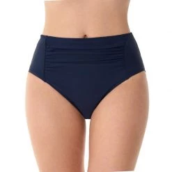 PENBROOKE Women's Shirred High-Waisted Bikini Bottoms
