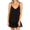 HURLEY Women's Solid Mini Dress Cover-Up