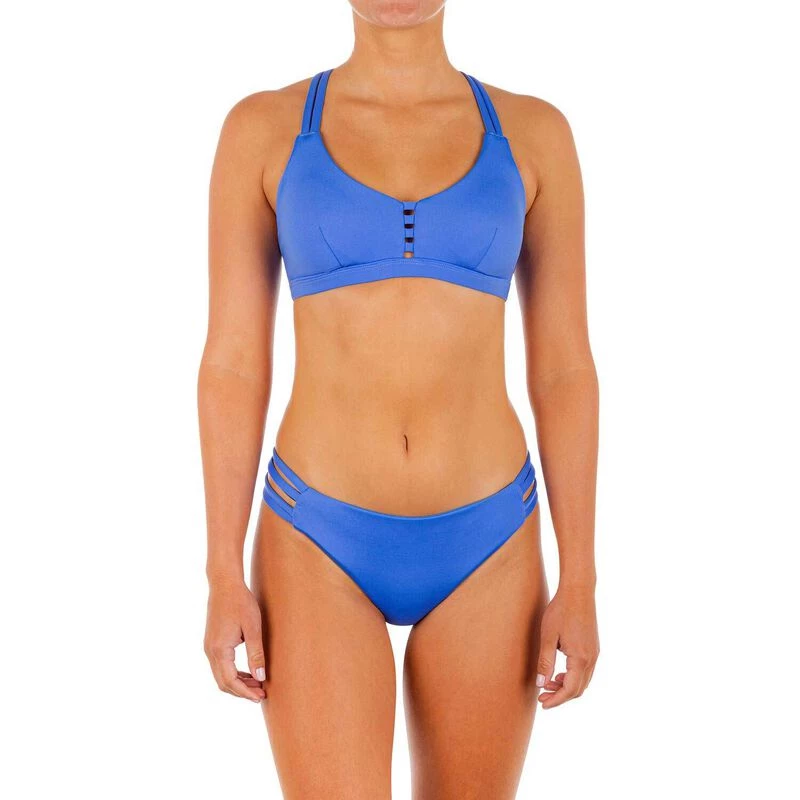 HURLEY Women's Max Solid Scoop Bralette Bikini Top 2 HURLEY Women's Max Solid Scoop Bralette Bikini Top - Image 2