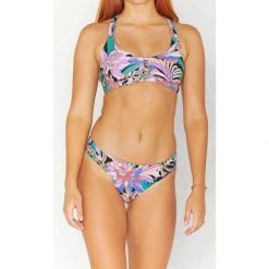 HURLEY Women's Palm Paradise Max Bralette Bikini Top