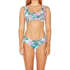 HURLEY Women's Max Hawaiian Hideaway Bralette Bikini Top