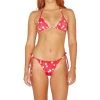 HURLEY Women's Star Spangled Reversible Triangle Bikini Top