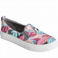 SPERRY Women's Crest Twin Gore Leather Slip-On Shoes -Women’s Clothing, Shoes & Accessories Official Shop P020332417 PINK 1500.15122021100447