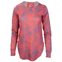 HIHO Women's Suntek Exuma Shirt -Women’s Clothing, Shoes & Accessories Official Shop P020334348 PLUMERIA CORAL PINK