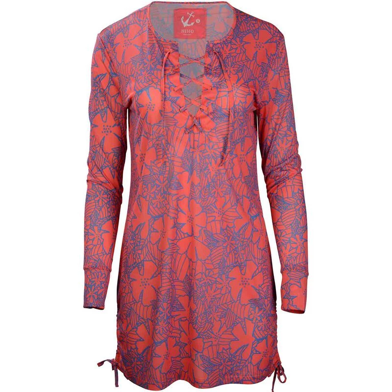 HIHO Women's Suntek Lace Up Dress 4 HIHO Women's Suntek Lace Up Dress - Image 4