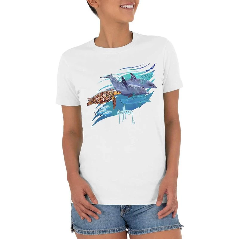 GUY HARVEY Women's A Friends Swim Shirt 1 GUY HARVEY Women's A Friends Swim Shirt