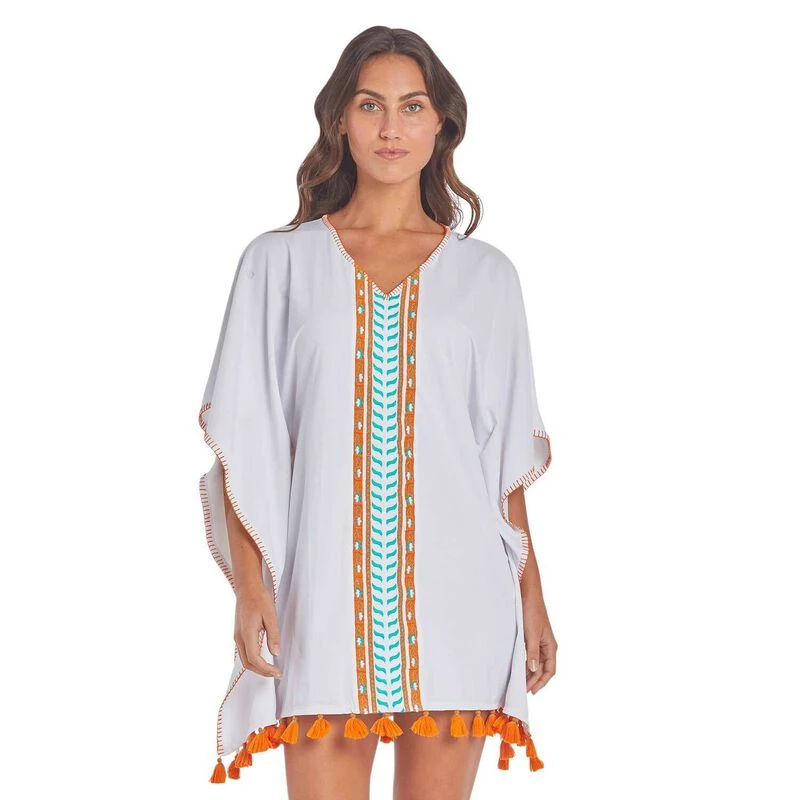 CABANA LIFE Women's Embroidered Cover-Up 1 CABANA LIFE Women's Embroidered Cover-Up