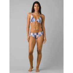 PRANA Women's Lexie Halter Bikini Top -Women’s Clothing, Shoes & Accessories Official Shop P020379392 MORNING GLORY STRIPE