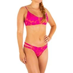HURLEY Women's Knock Out Tab Hipster Bikini Bottoms