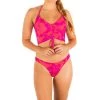 HURLEY Women's Knock Out Halter Midkini Bikini Top