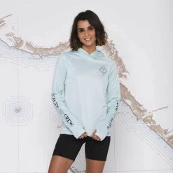 SALTY CREW Women's Tippet Pinnacle Hooded Shirt