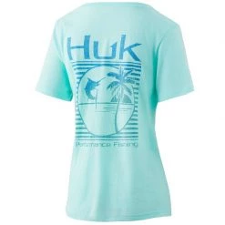 HUK Women's Marlin Palm Horizon Shirt