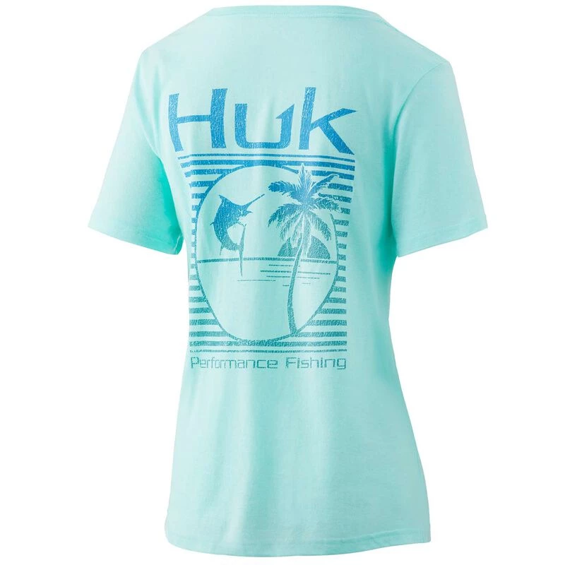 HUK Women's Marlin Palm Horizon Shirt 1 HUK Women's Marlin Palm Horizon Shirt