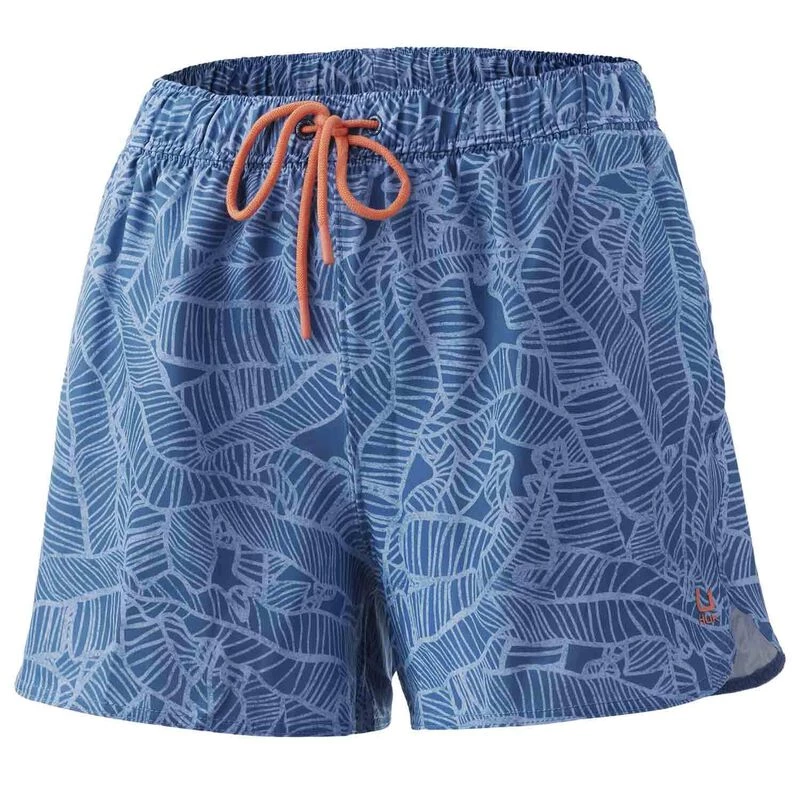 HUK Women's Pursuit Linear Leaf Shorts 1 HUK Women's Pursuit Linear Leaf Shorts