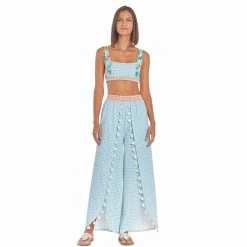 CABANA LIFE Women's Tassel Palazzo Pants