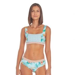 CABANA LIFE Women's Reversible Hipster Bikini Bottoms