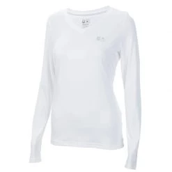 PELAGIC Women's Aquatek V-Neck Shirt 7 PELAGIC Women's Aquatek V-Neck Shirt -Women’s Clothing, Shoes & Accessories Official Shop P020464277 WHITE