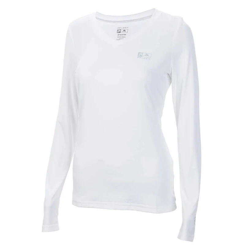 PELAGIC Women's Aquatek V-Neck Shirt 4 PELAGIC Women's Aquatek V-Neck Shirt - Image 4