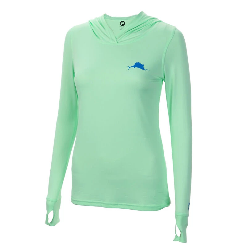 PELAGIC Women's Aquatek Hooded Shirt 3 PELAGIC Women's Aquatek Hooded Shirt - Image 3