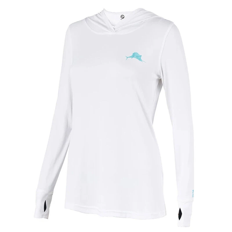 PELAGIC Women's Aquatek Hooded Shirt 4 PELAGIC Women's Aquatek Hooded Shirt - Image 4