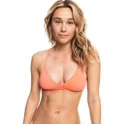 ROXY Women's Beach Classics Athletic Triangle Bikini Top