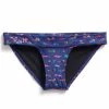 SCALES Women's Trippy Fish Banded AC Hipster Bikini Bottoms