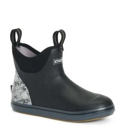 XTRATUF Women's 6" Ankle Deck Boots 22 XTRATUF Women's 6" Ankle Deck Boots -Women’s Clothing, Shoes & Accessories Official Shop P020487104 BLACK PRINT