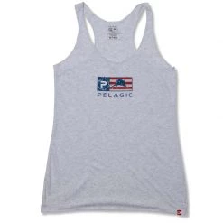 PELAGIC Women's Americamo Icon Premium Tank Top