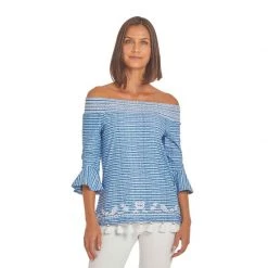 CABANA LIFE Women's Off the Shoulder Shirt