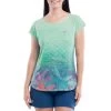 GUY HARVEY Women's Flower Power Tech Shirt
