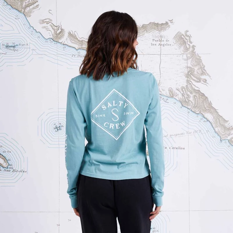 SALTY CREW Women's Tippet Long Sleeve Skimmer Shirt 1 SALTY CREW Women's Tippet Long Sleeve Skimmer Shirt