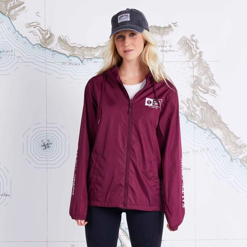 SALTY CREW Women's Alpha Windbreaker Jacket 1 SALTY CREW Women's Alpha Windbreaker Jacket