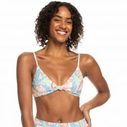 Women's Roxy Love The Surf Knot Triangle Bikini Top